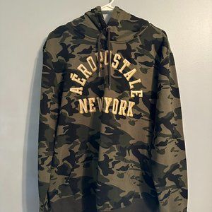 Aeropostale Camo Men's Hoodie Sweatshirt, Size Large